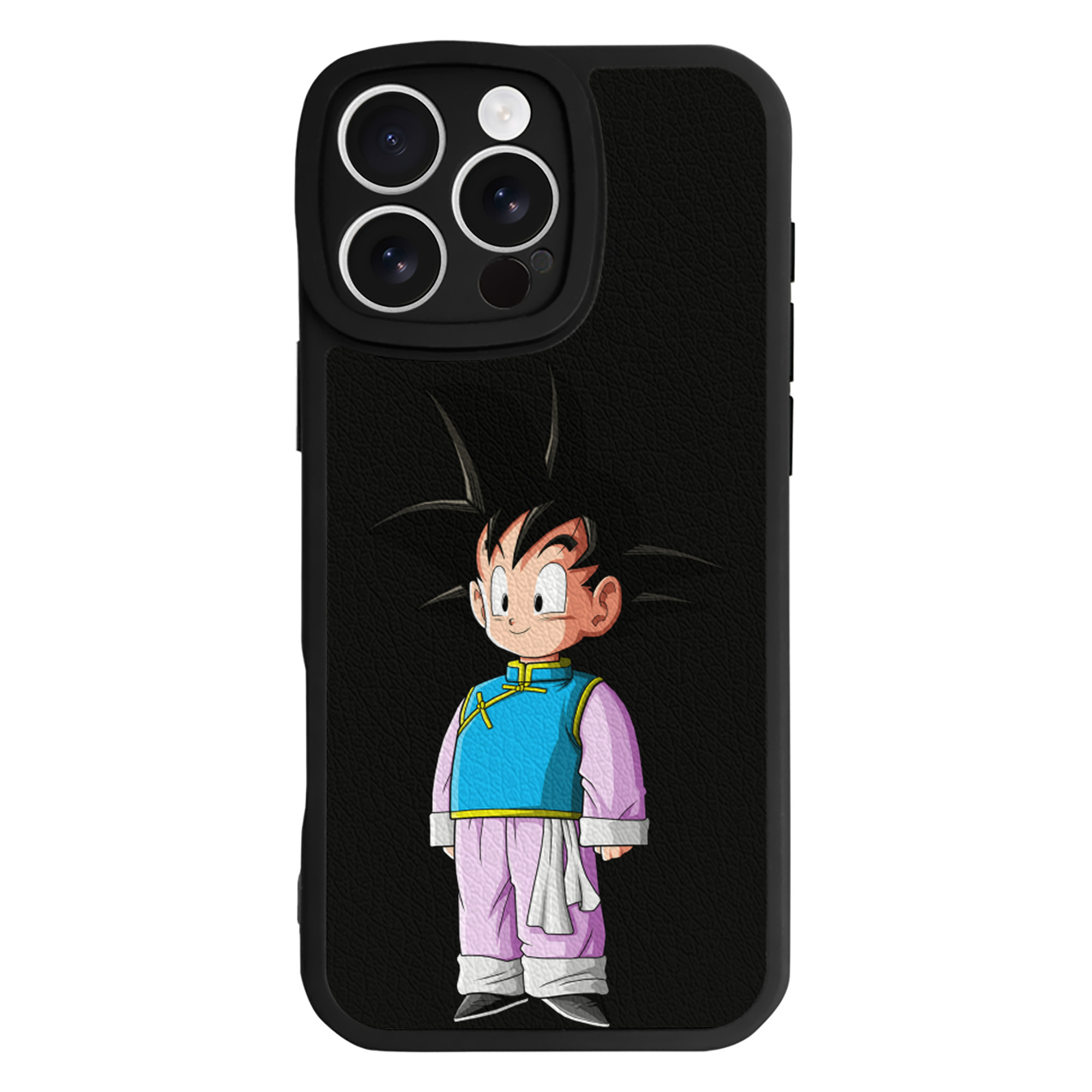 （画像用） ドラゴンボール 孫悟空（そん ごくう）Son Goku カカロット DRAGON BALL Kakarotto 【iPhone 16シリーズ対応】シリコンスマホケース（レザー調） 材質：シリコン